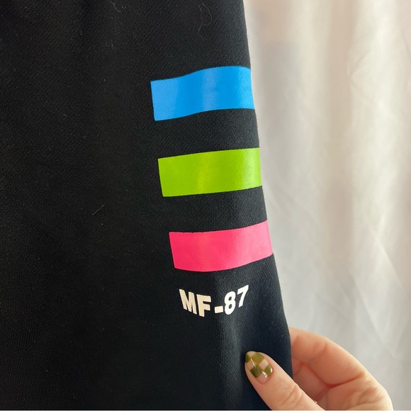 Mayfair the Label Nostalgia Black Jogger Sweatpants, size Small/Medium - Picture 5 of 8